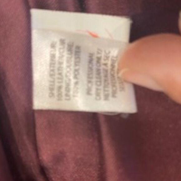 Clearout-Calvin Klein lambskin leather jacket sz M - Picture 9 of 11